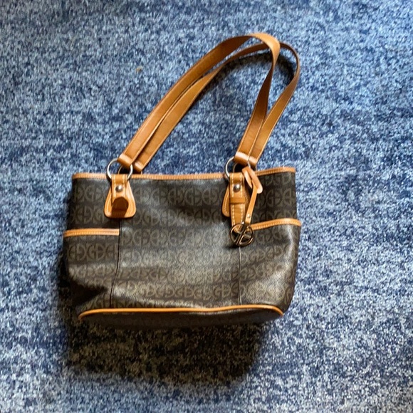 Gianni Bernini Signature Brown Tote - Picture 2 of 16
